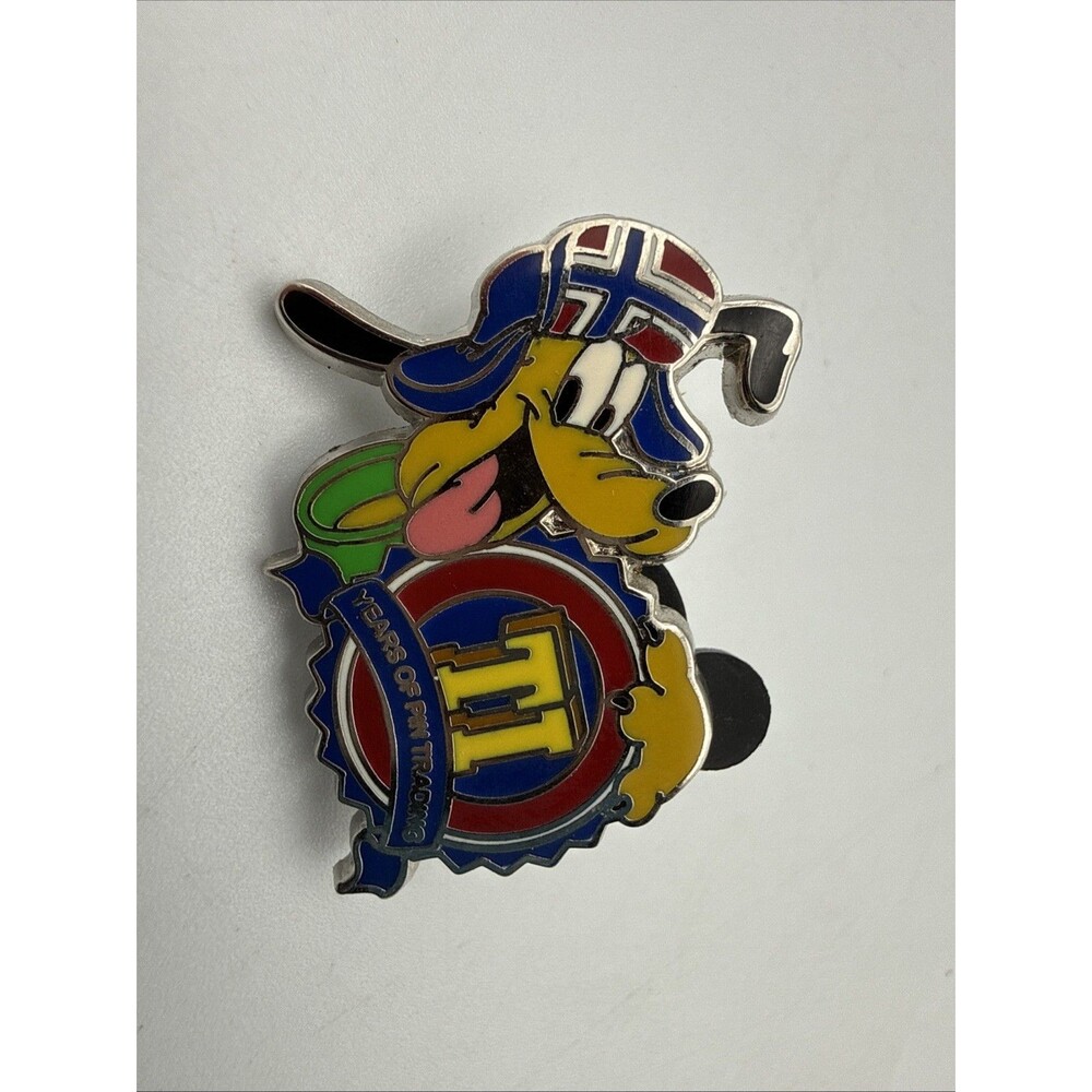 Disney - 10th Pin Trading Anniversary PWP Pin - Pluto - Norway Hat Ti